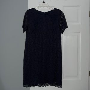 Navy lace Ann Taylor dress